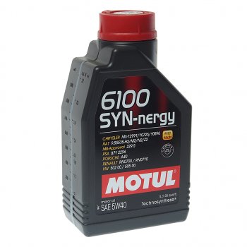 1 169 р. Масло моторное 6100 SYNERGIE 5W40 псинт.1л MOTUL (111689). Увеличить фотографию 1