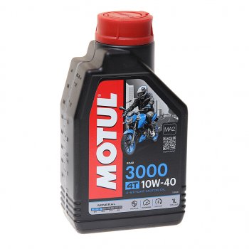 1 099 р. Масло моторное для 4-х тактных двигателей 3000 10W40 мин.1л MOTUL (107672). Увеличить фотографию 1