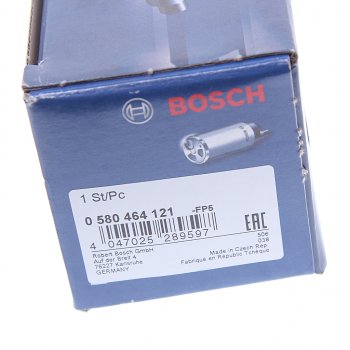 13 399 р. Насос топливный VW Golf (07-14) AUDI A3 (08-13) SKODA Octavia (04-13) электрический BOSCH BOSCH 0580464121 (0580464121). Увеличить фотографию 4