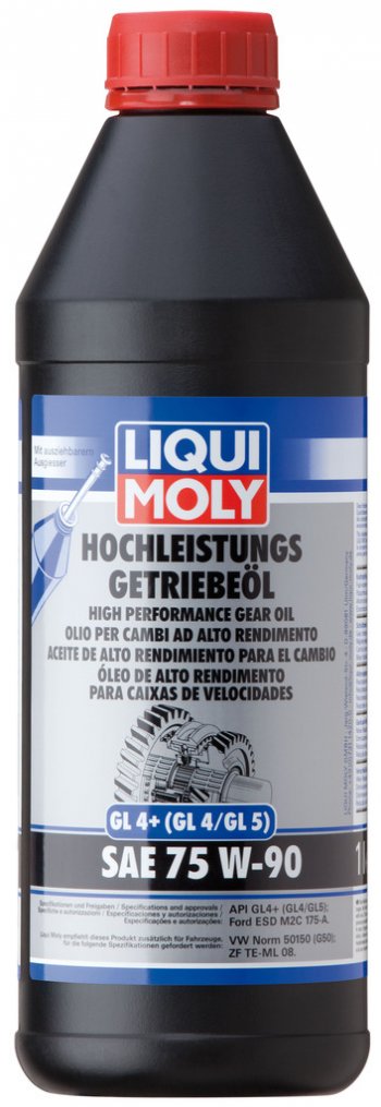 2 659 р. Масло трансмиссионное GL4+ 75W90 синт.1л LIQUI MOLY (3979). Увеличить фотографию 1