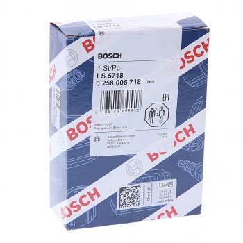 4 649 р. Датчик кислорода FORD Focus (98-04),Mondeo MAZDA Tribute (00-08) перед катализатором BOSCH BOSCH 0258005718 (0258005718). Увеличить фотографию 2