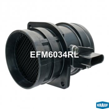 4 299 р. Датчик массового расхода воздуха VW Golf,Passat,Tiguan SKODA Octavia,Yeti KRAUF (efm6034rl). Увеличить фотографию 1