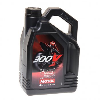 9 699 р. Масло моторное для 4-х тактных двигателей 300V 4T FACTOTY LINE 10W40 синт.4л MOTUL (104121). Увеличить фотографию 1