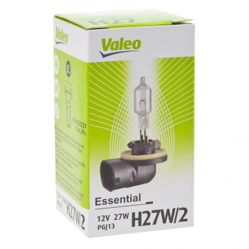 299 р. Лампа 12V H27W2 BA15s (1шт.) Essential VALEO (032229). Увеличить фотографию 2