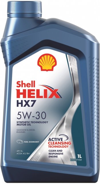 1 339 р. Масло моторное HELIX HX-7 5W30 A3B4SN псинт.1л SHELL (550046376). Увеличить фотографию 1