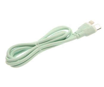 389 р. Кабель iPhone (5-)-USB Type C 1м XO (nb208a green). Увеличить фотографию 1