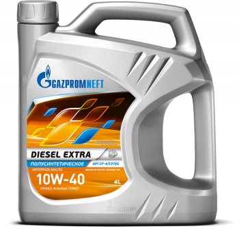 1 299 р. Масло дизельное DIESEL EXTRA CF-4SG 10W40 псинт.4л GAZPROMNEFT (2389901351). Увеличить фотографию 1