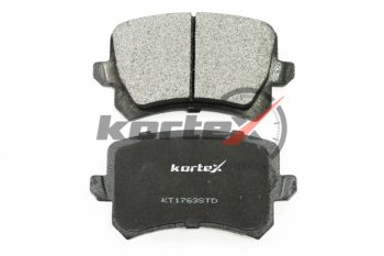 1 299 р. Колодки тормозные VW Passat,Tiguan AUDI A6,Q3 задние (4шт.) KORTEX KORTEX kt1763std (kt1763std). Увеличить фотографию 3