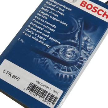 759 р. Ремень приводной поликлиновой 5PK890 BOSCH BOSCH 1987947913 (1987947913). Увеличить фотографию 2