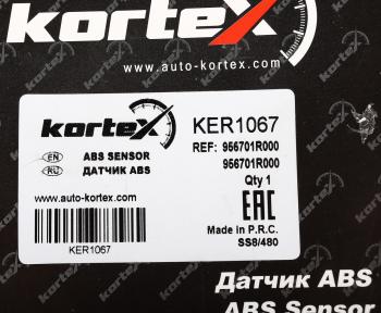 1 499 р. Датчик АБС HYUNDAI Solaris колеса переднего левого KORTEX (ker1067). Увеличить фотографию 6