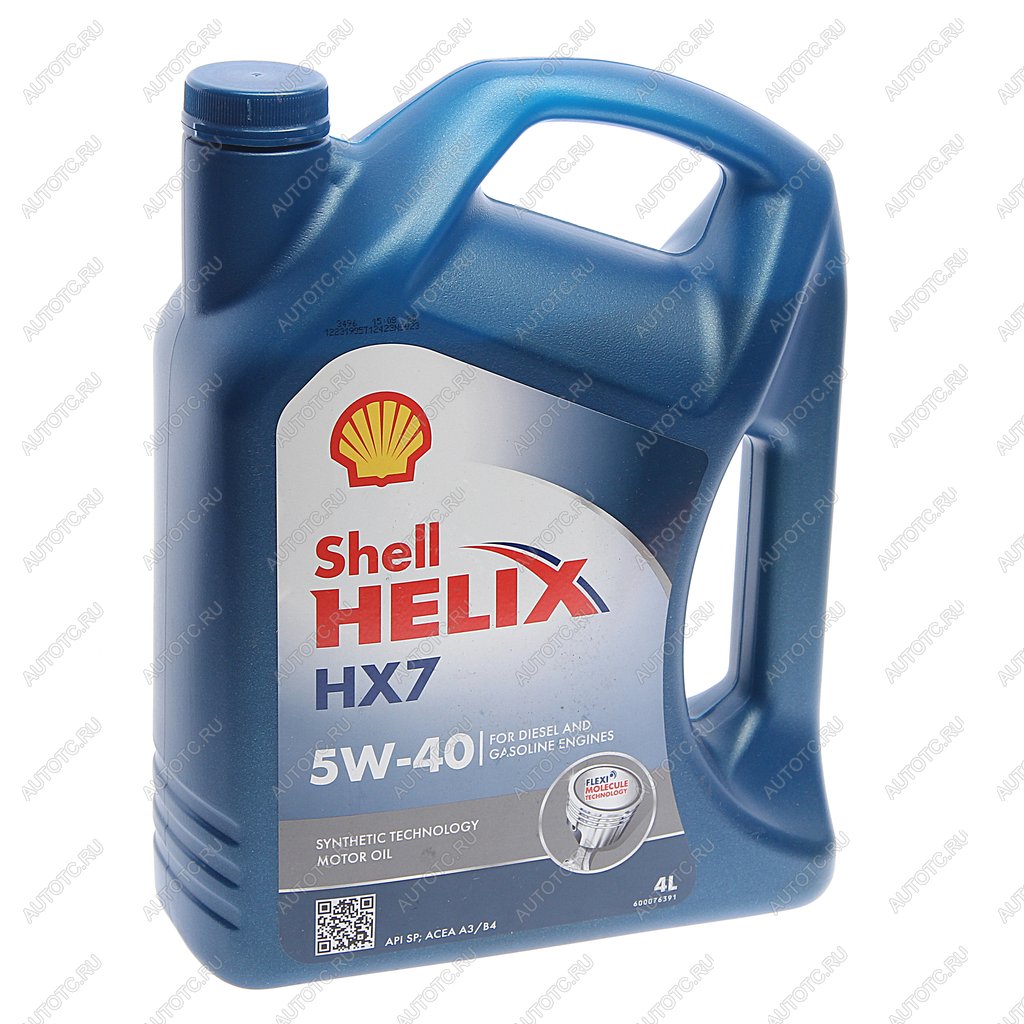 3 389 р. Масло моторное HELIX HX-7 5W40 A3B4SP псинт.4л SHELL (550070319)