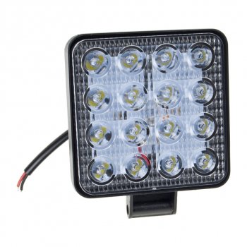 359 р. Фара рабочего света 105х105мм 10-30V 48LED MISTAR (mis-48w). Увеличить фотографию 1