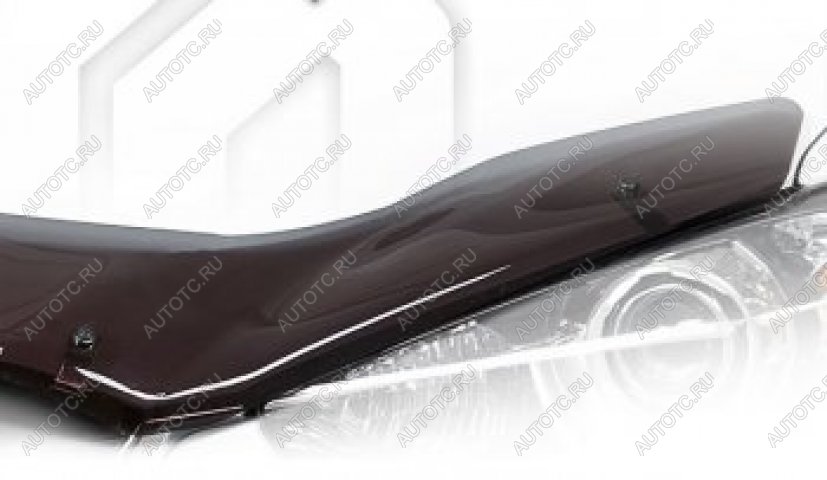 2 799 р. Дефлектор капота CA-Plastic  Lexus LX  570 (2007-2024) (Classic черный)