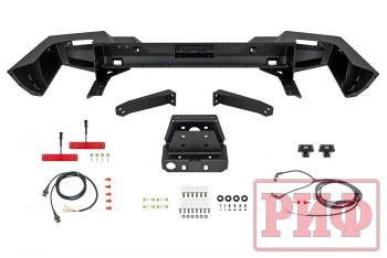 60 949 р. Бампер РИФ силовой задний TANK 300 с квадратом под фаркоп и фонарями (rift30-21150). Увеличить фотографию 2
