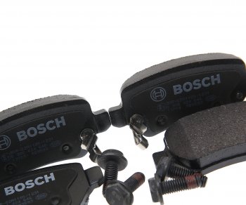 1 839 р. Колодки тормозные OPEL Astra G,H,Zafira A задние (4шт.) BOSCH BOSCH 0986424646 (0986424646). Увеличить фотографию 2