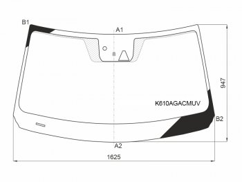 30 999 р. Стекло лобовое (Камера Датчик дождя Проекция) Hyundai Palisade 18-22 (K610AGACMUV). Увеличить фотографию 1