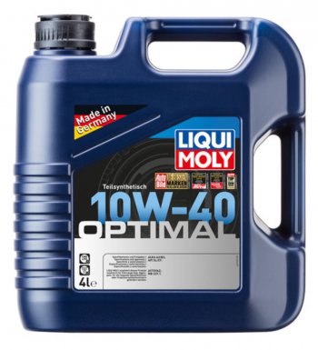 4 099 р. Масло моторное OPTIMAL 10W40 псинт.4л LIQUI MOLY (3930). Увеличить фотографию 1