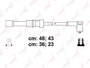 3 699 р. Провод высоковольтный CHEVROLET Lacetti (03-) (1.41.6) комплект (класс F) LYNX (spc1808). Увеличить фотографию 2