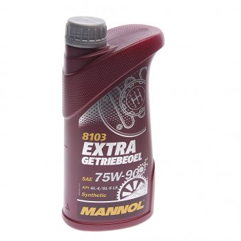 929 р. Масло трансмиссионное EXTRA GEAR OIL LS GL-45 75W90 синт.1л 8103 MANNOL (1304). Увеличить фотографию 1