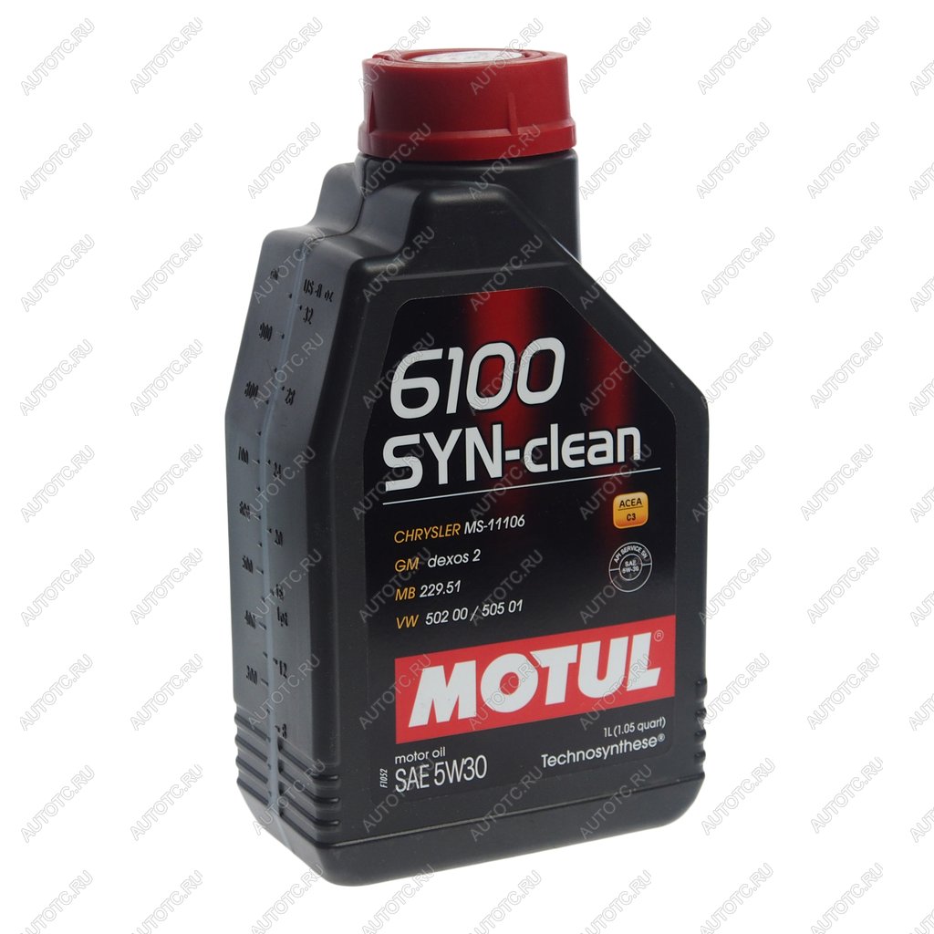 1 149 р. Масло моторное 6100 SYN-CLEAN 5W30 псинт.1л MOTUL (112133)