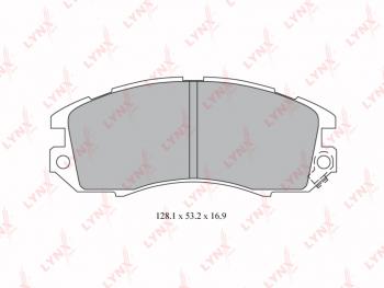 1 179 р. Колодки тормозные SUBARU Impreza (92-00) задние (4шт.) LYNX (bd7112). Увеличить фотографию 2