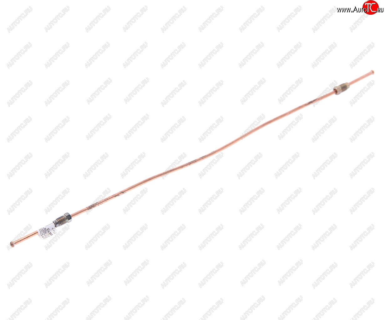 198 р. Трубка тормозная ГАЗ-2217 от тройника к тройнику левого переднего тормоза медная НН (2217-3506060)