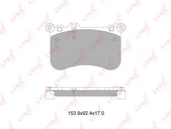 3 499 р. Колодки тормозные MERCEDES E (W212) передние (4шт.) LYNX (bd5355). Увеличить фотографию 2