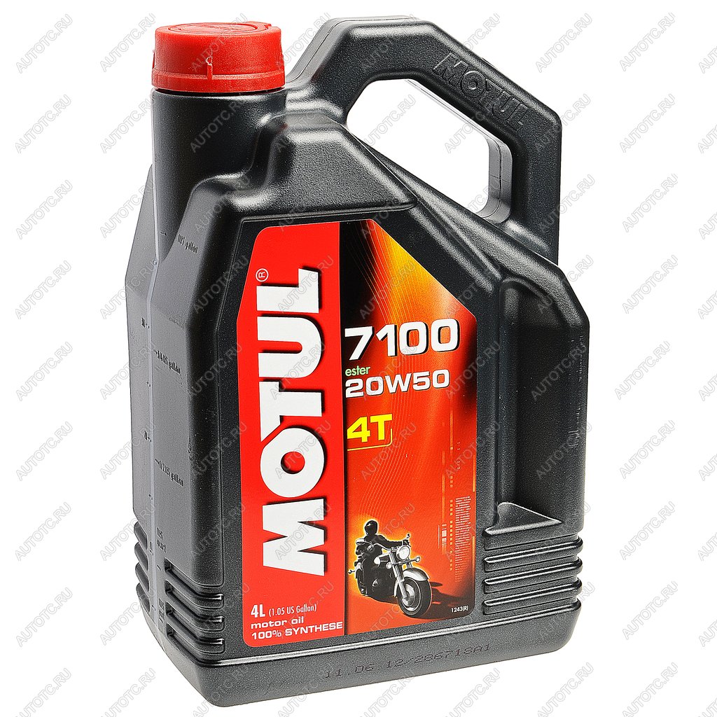 5 999 р. Масло моторное 7100 4T 20W50 синт.4л MOTUL (104104)