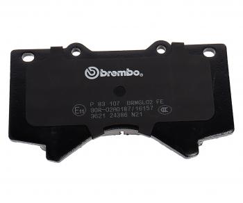 4 999 р. Колодки тормозные передние (4шт.) BREMBO  Toyota Land Cruiser  200 (2007-2021) дорестайлинг, 1-ый рестайлинг, 2-ой рестайлинг. Увеличить фотографию 3