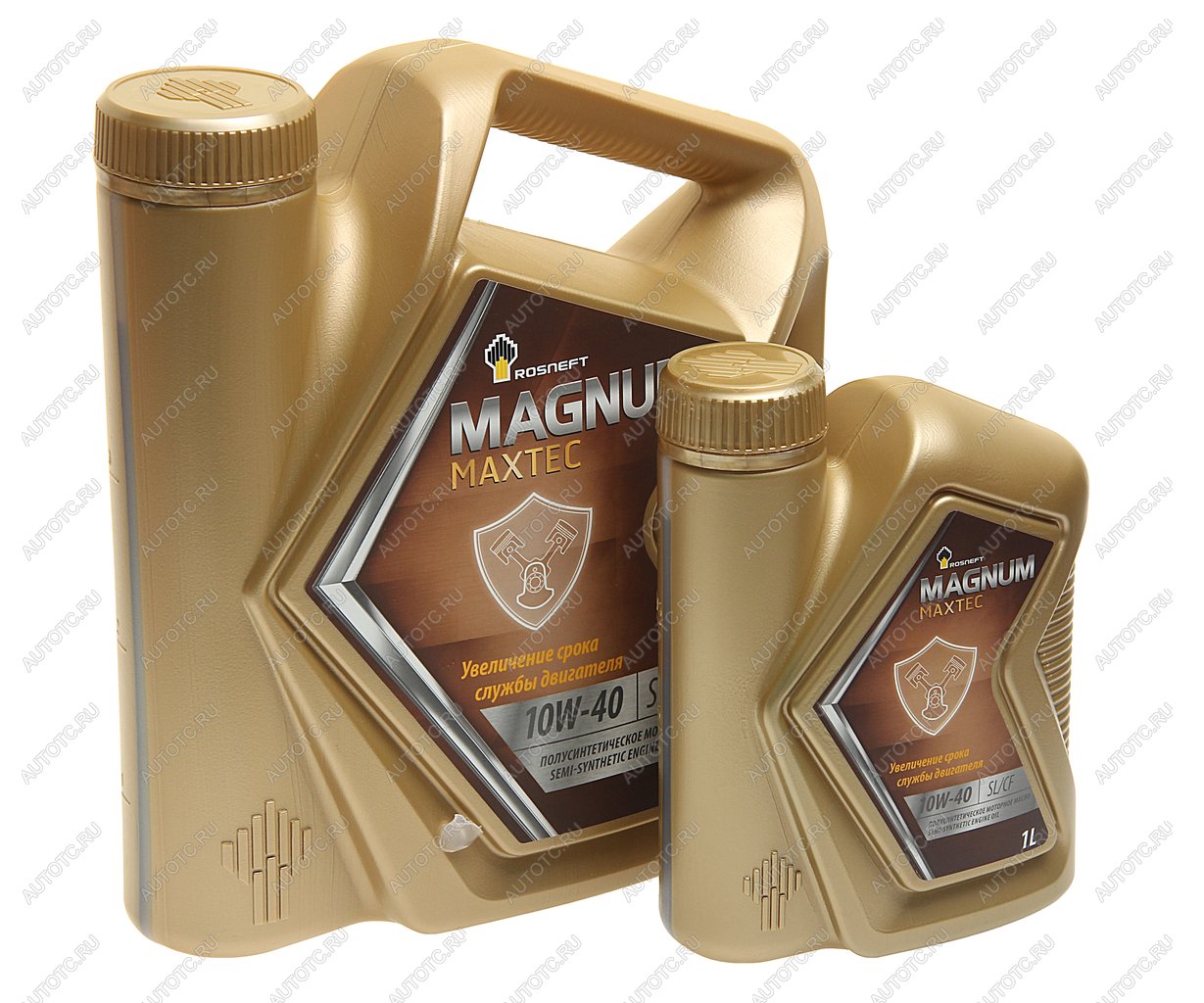 1 429 р. Масло моторное MAGNUM Maxtec 10W40 SLCF псинт.4л+1л РОСНЕФТЬ (68153)