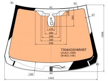 34 999 р. Стекло лобовое (Обогрев полный Датчик дождя Молдинг) Renault Kaptur 20-22 (7304AGSHMW6T). Увеличить фотографию 1