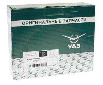 3 099 р. Колодки тормозные УАЗ-3163,315195 задние (4шт.) (ОАО УАЗ) (315100350208201). Увеличить фотографию 2