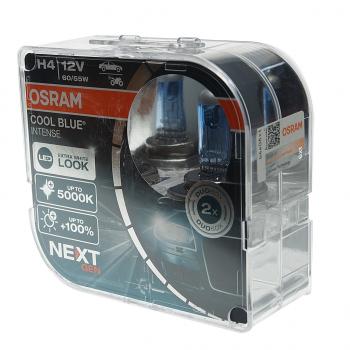 1 479 р. Лампа 12V H4 6055W P43t-38 +100% 5000K евробокс (2шт.) Cool Blue Intense NextGen OSRAM (64193cbn-hcb). Увеличить фотографию 2