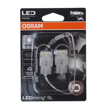 2 079 р. Лампа светодиодная 12V W215W W3x16q 6000K блистер (2шт.) LEDriving SL OSRAM (7515dwp-02b). Увеличить фотографию 1