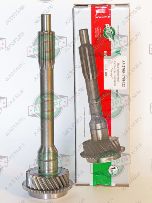 4 649 р. Вал КПП ГАЗ-3302,ГАЗель Next дв.CUMMINS ISF 2.8 первичный АВТОРГ (av2705-1701022)