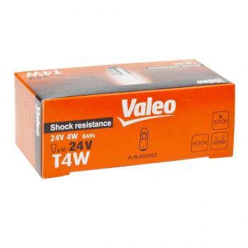 27 р. Лампа 24V T4W BA9s вибростойкая (1шт.) VALEO (032963). Увеличить фотографию 3