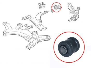 459 р. Сайлентблок переднего нижнего рычага задний (без кронштейна) TOYOTA RAV4 93-00 (ST-48655-42040B). Увеличить фотографию 1