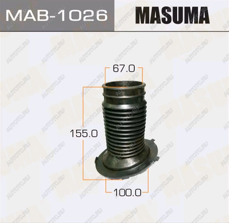 749 р. Пыльник амортизатора TOYOTA Camry (92-96) переднего MASUMA (mab-1026)