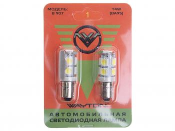 135 р. Лампа светодиодная 12V T4W BA9s блистер (2шт.) WAYTON (1109009). Увеличить фотографию 1