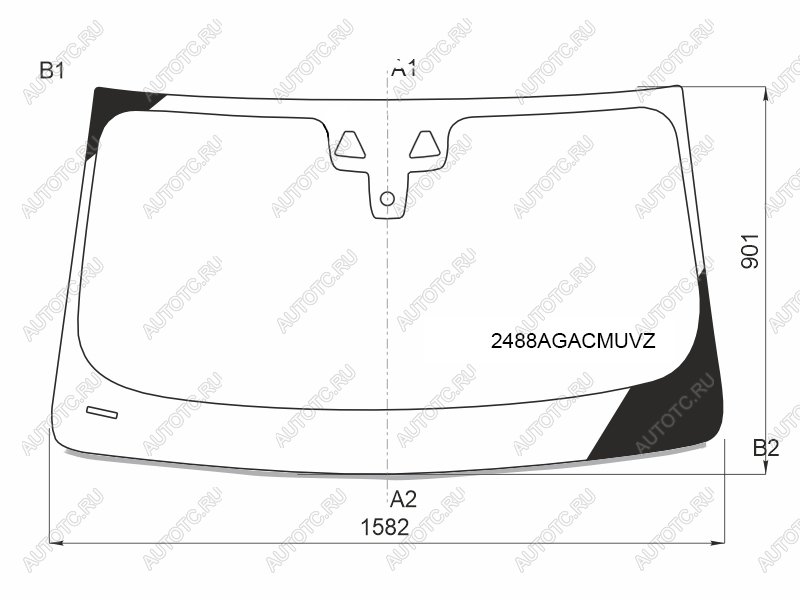 27 999 р. Стекло лобовое (Две камеры Датчик дождя Проекция Молдинг) BMW X4 18- (2488AGACMUVZ)