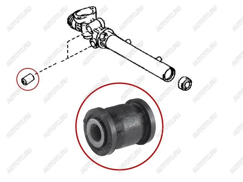 249 р. Сайлентблок рулевой рейки TOYOTA ARISTO 97-04SOARERLEXUS SC 430GS 300400430 97-05 (ST-45516-30050B)