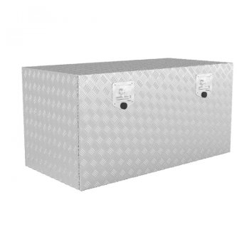Ящик инструментальный ТРАНСБОКС (500*500*1010) (кронштейны внутри) БАКОР   (алюминий с замками)