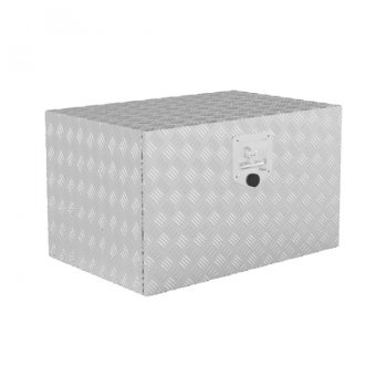 Ящик инструментальный ТРАНСБОКС (360*400*510) (кронштейны внутри) БАКОР   (алюминий с замком )