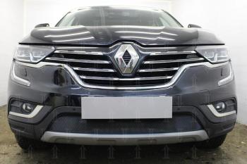 3 199 р. Защита радиатора Стрелка11 Стандарт Renault Koleos 2 (2016-2024) (черная). Увеличить фотографию 1