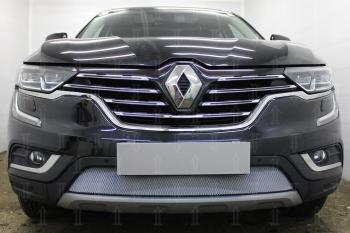 3 399 р. Защита радиатора Стрелка11 Стандарт  Renault Koleos  2 (2016-2024) (хром). Увеличить фотографию 1