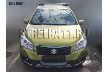 Защита радиатора Стрелка11 Стандарт Suzuki SX4 JYB, JYA хэтчбэк дорестайлинг (2013-2016)