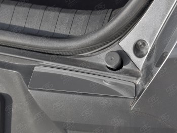 1 099 р. Защитные накладки заднего бампера Russtal  Renault Arkana (2019-2024) (Нержавейка полированная). Увеличить фотографию 2
