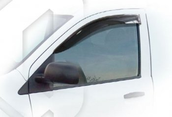 1 899 р. Дефлектора окон CA-Plastic  Renault Dokker (2012-2024) (Classic полупрозрачный, Без хром.молдинга). Увеличить фотографию 1