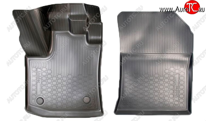 1 339 р. Коврики салонные Noplast (3D, передние)  Renault Dokker (2012-2024) (Черные)