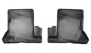 1 179 р. Коврики салонные Noplast (3D, 2 ряд)  Renault Dokker (2012-2024) (Черные). Увеличить фотографию 1